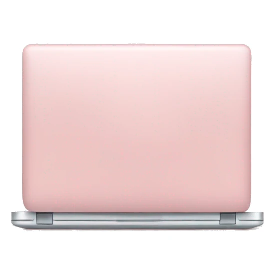 Light pink laptop sticker