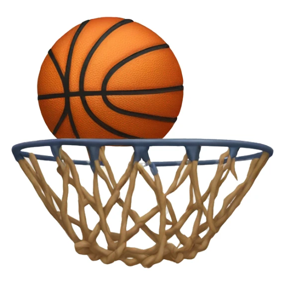 Pelota de baloncesto con una corona  sticker