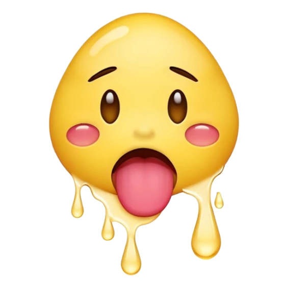 Emojis triste con la lengua afuera  sticker
