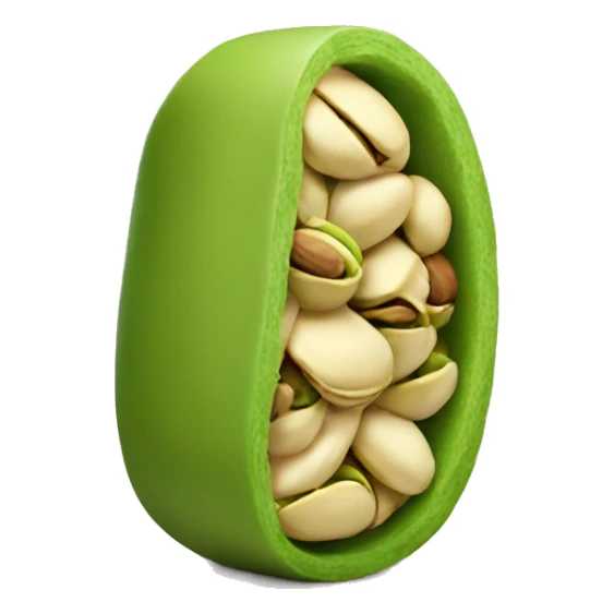 green pistachio crunches cover the roll sticker