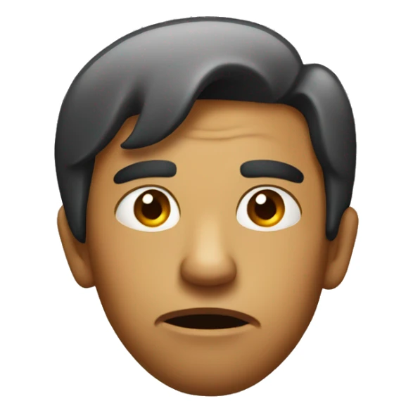 Emoji giving side eye sticker