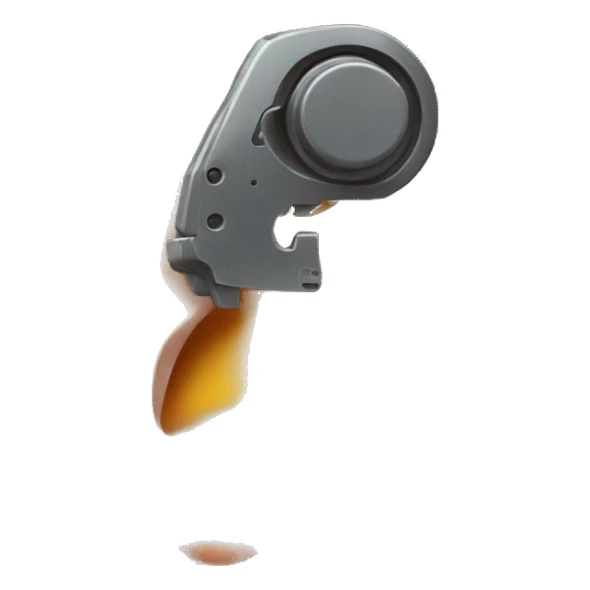 Close up of an ear with soundwave coming toward the ear sticker