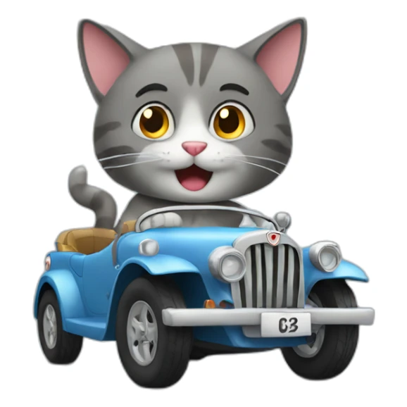 toonces the cat who can drive sticker