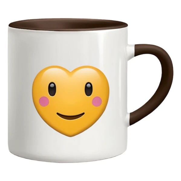 Emoji de taza blanca de la serie ‘friends’ sticker