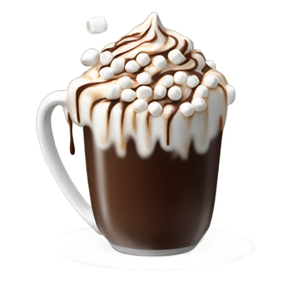 Hot chocolate sticker