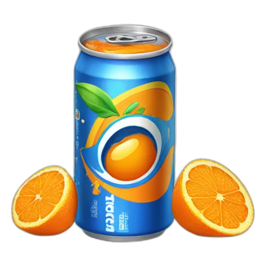 Canette de coca mélange avec du fanta sticker