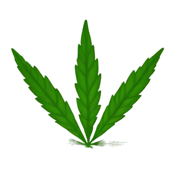 Weed leaf sticker