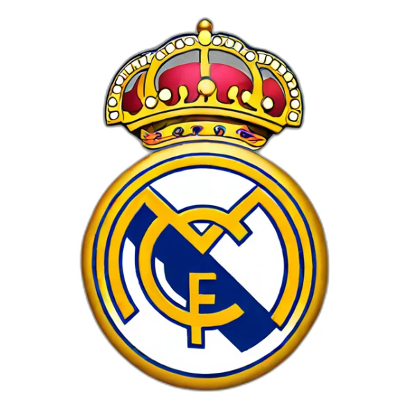 Real Madrid logo football club sticker