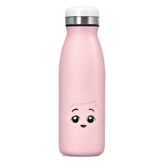 baby pink owala water bottle sticker