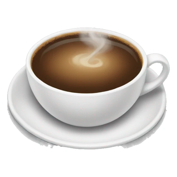 An aesthetic cup of hot coffee sticker