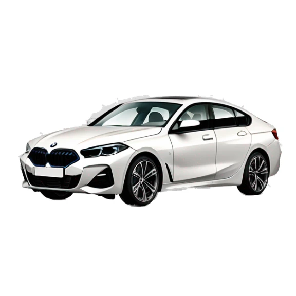 bmw 2025 430i x drive gran coupe. white exterior. red and black leather interior. shadowline package. m sport package sticker
