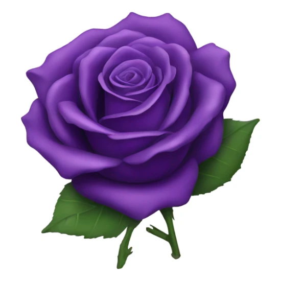 purple rose sticker