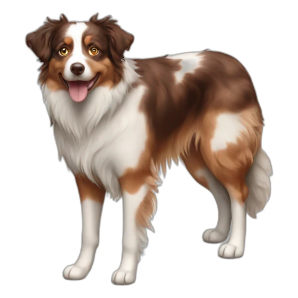Red merle Australian shepherd sticker