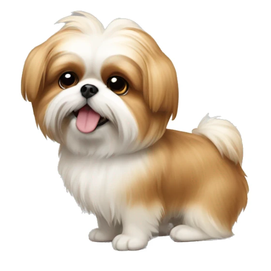 Shih Tzu Pomeranian dog sticker