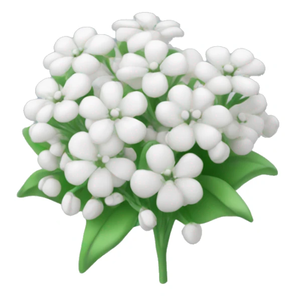 White baby’s breath flowers  sticker