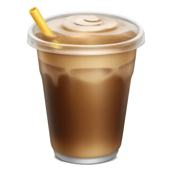 Iced coffee sticker