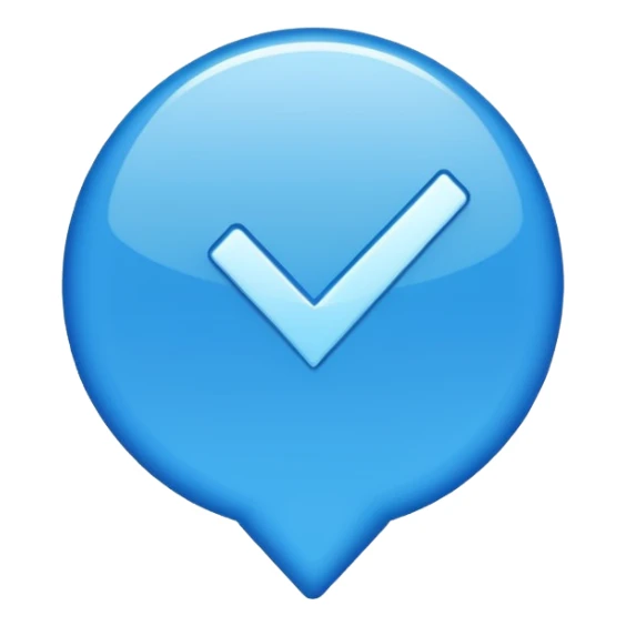 I want 🔵 blue tick like after id name of celebrities sticker