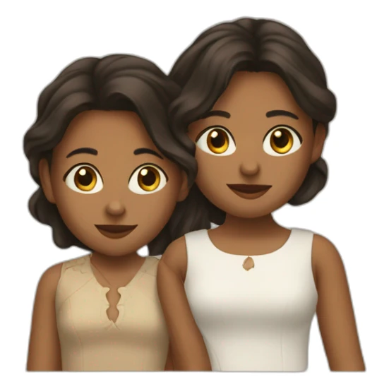 Amaya et Marie-Louise sticker