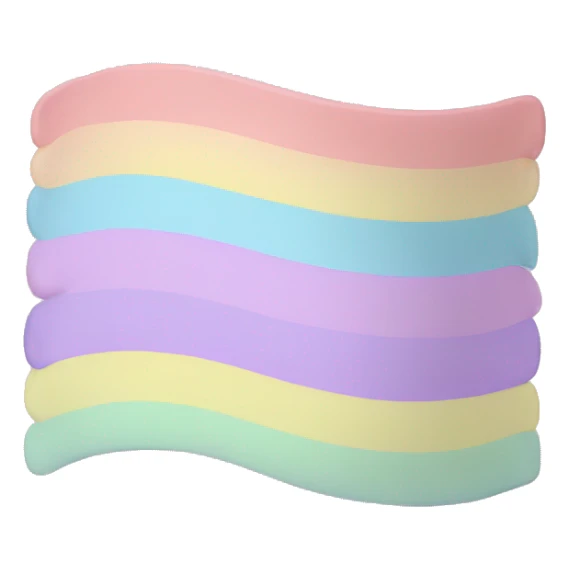 Pastel rainbow sticker