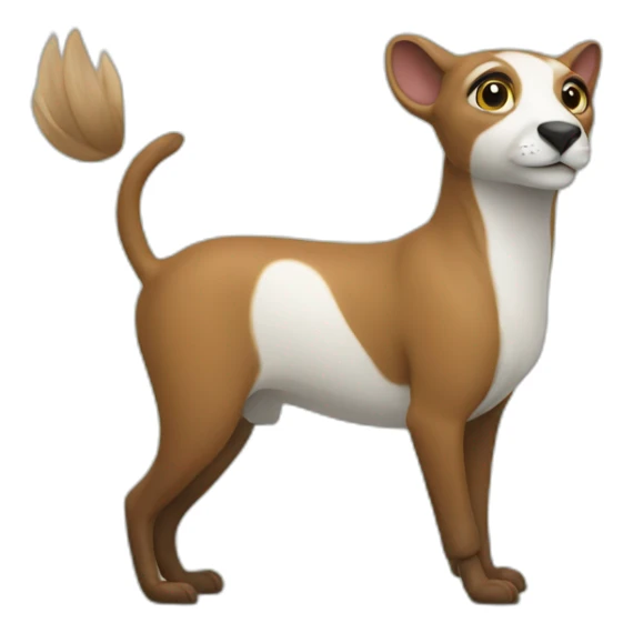 animal doing a pose of bellingham sticker