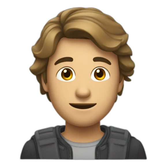 Quelqu'un qui lève une main en lai sticker