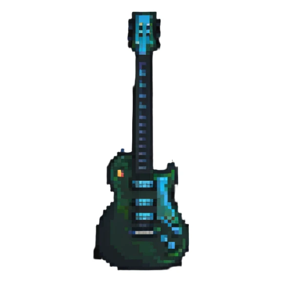 A guitar sticker
