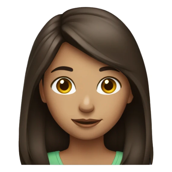 Girl Brunette on laptop sticker