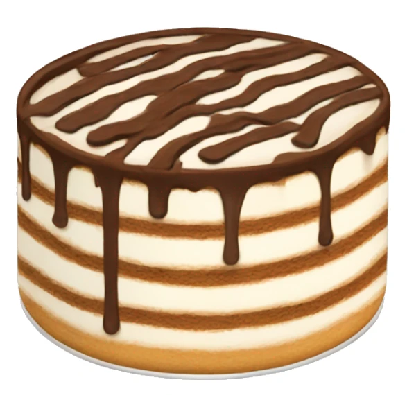 a plate of tiramisu sticker