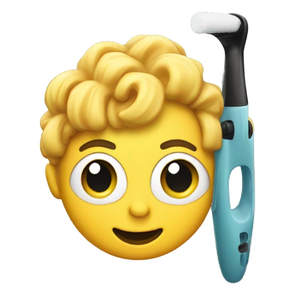 Velcro Curler made of plastic sticker