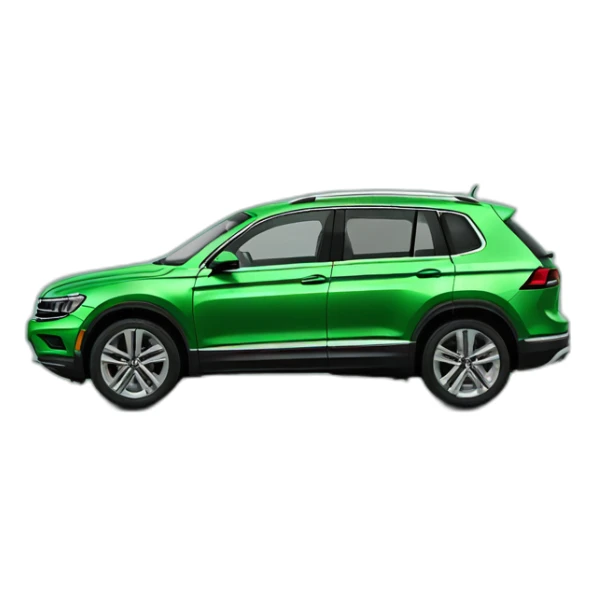 Tiguan volkswagen green sticker