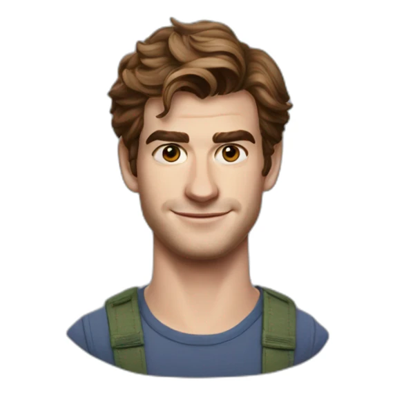 Andrew Garfield réaliste sticker