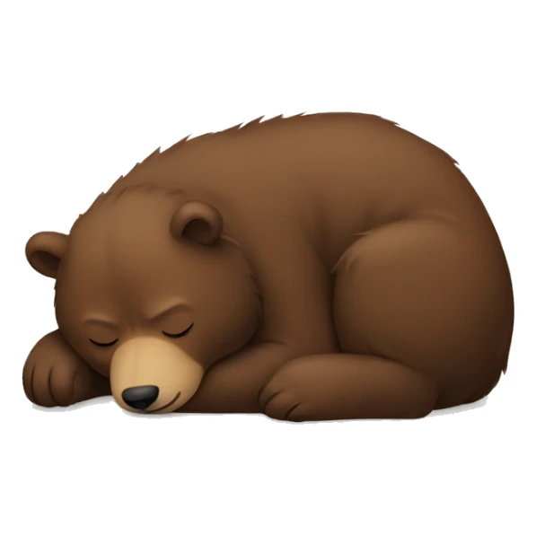 sleeping bear sticker