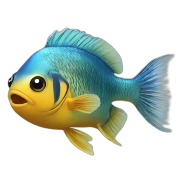 a photo of a fish sticker