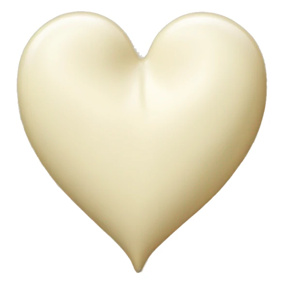 Vanilla heart sticker