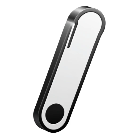 minimalistic bookmark icon with clean lines, simple and modern, high contrast sticker