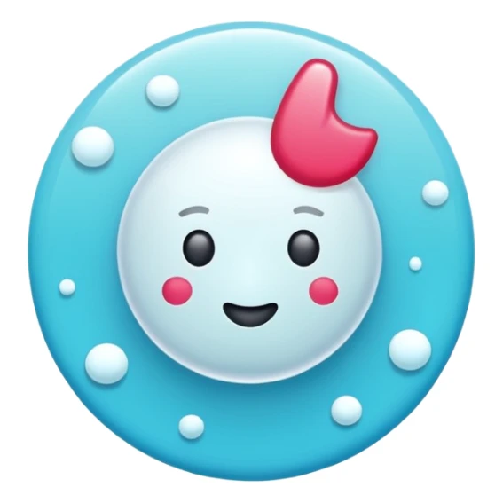 Verificación de tiktok con el chec en celeste  sticker