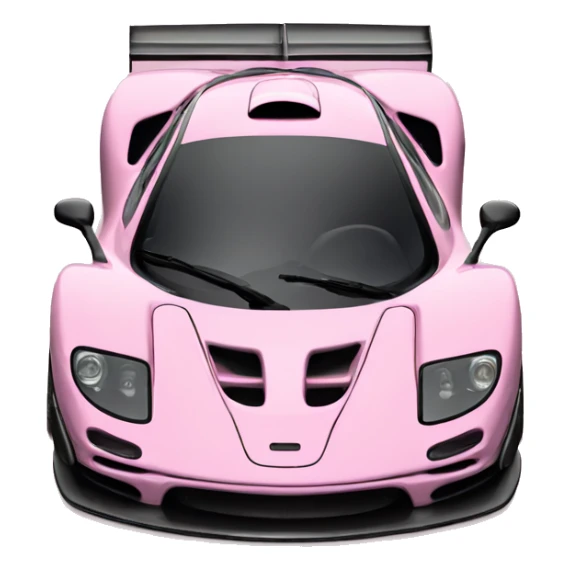 McLaren f1 car in pink  sticker