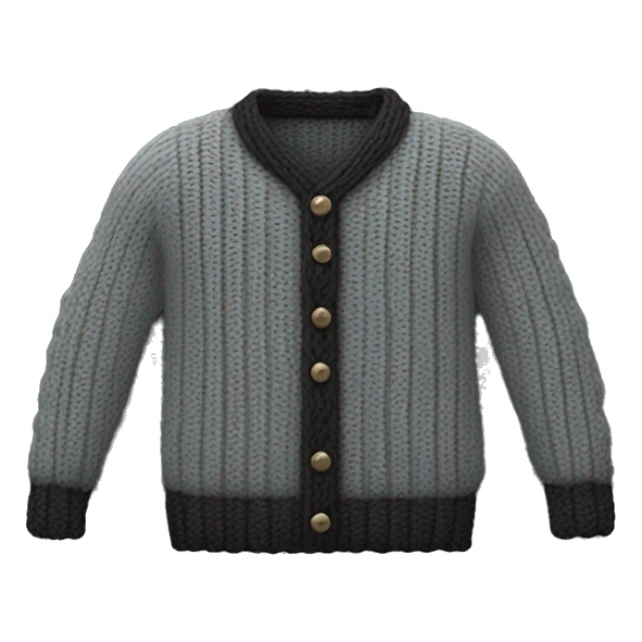 Clothing Black knitting sweater  sticker