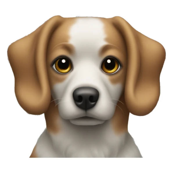 Dog with a sign that’s says I love nyc sticker