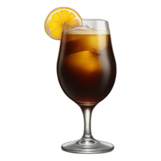 fernet branca with coca-cola long glass sticker
