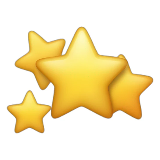 5 star rating from bad to good sticker