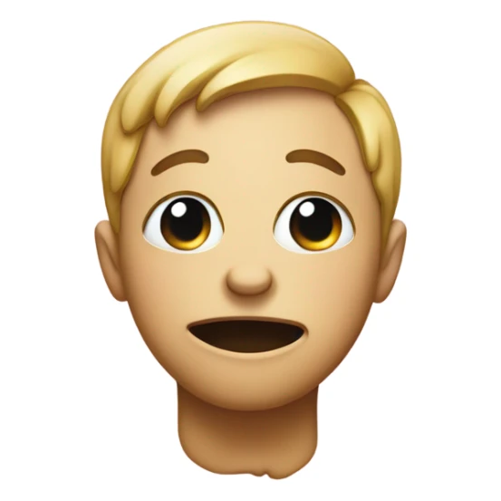 Drooling emoji with heart shaped eyes  sticker