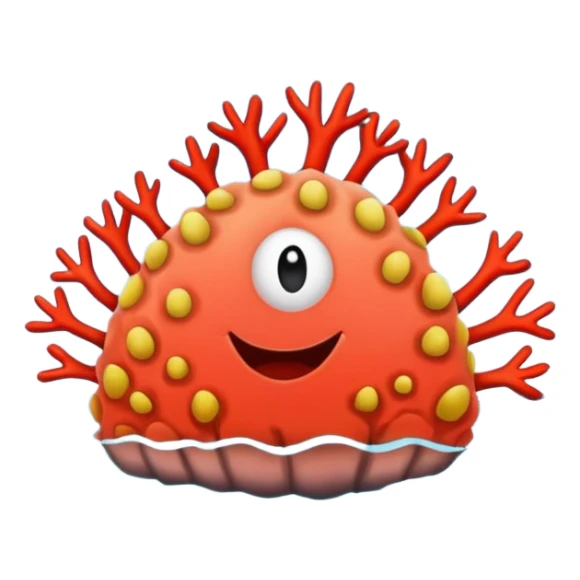 The state of Maine in the color coral sticker