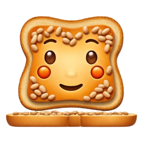 beans and toast sticker
