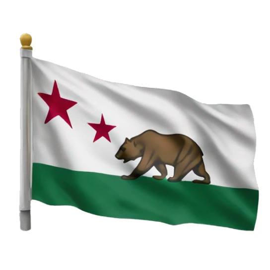 California flag sticker