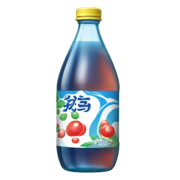 Bottle of ramune sticker