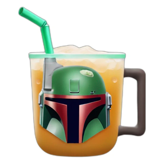 boba tea fett drink boba sticker