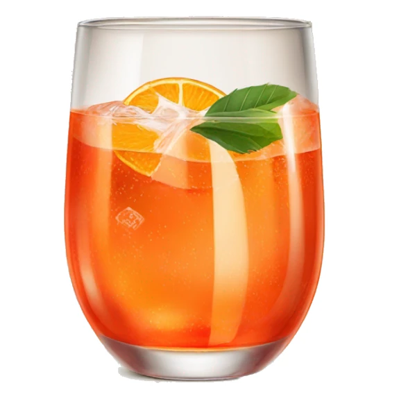 Aperol spritz in tumbler glass sticker