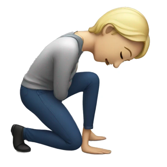 a performer bowing at the end of a show sticker