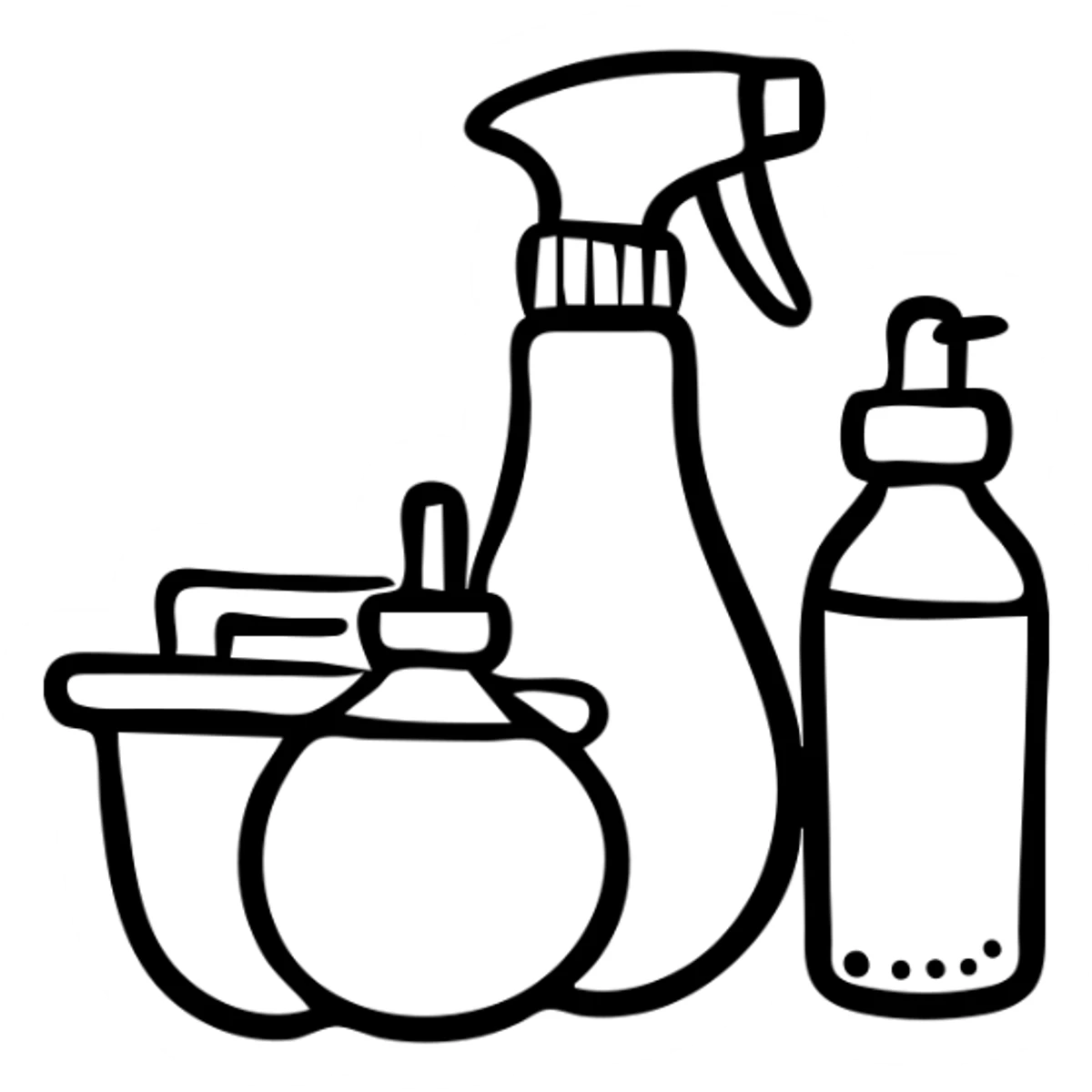 natural cleaning products replacing toxic chemicals sticker